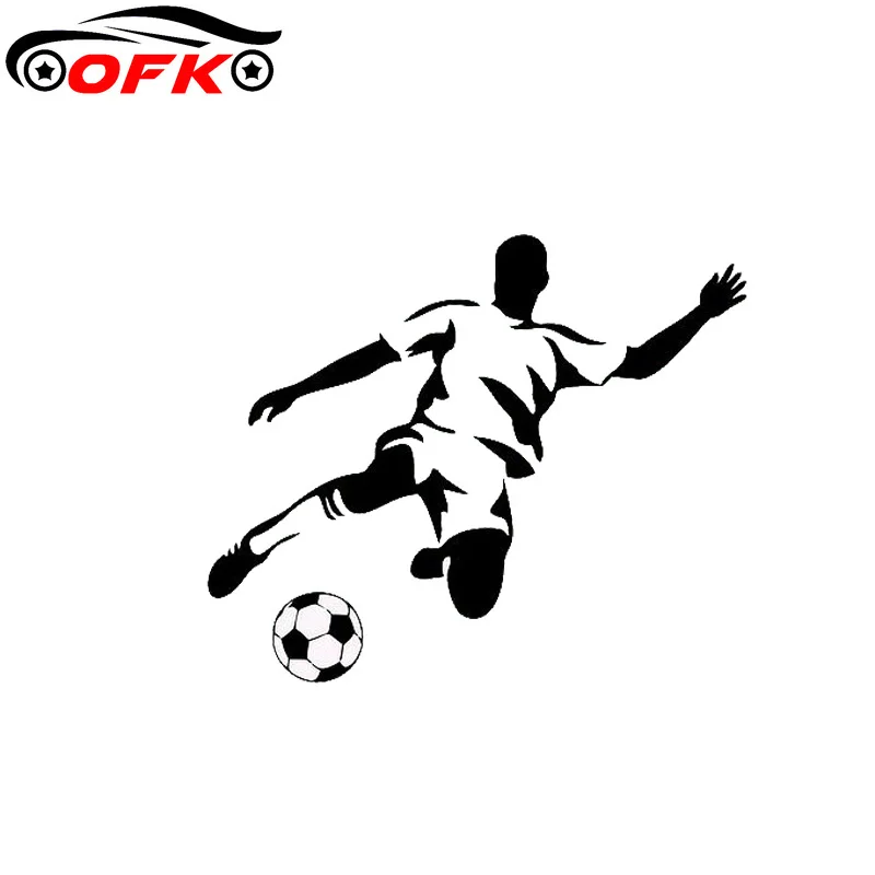OFK Stylish Football Sports Car Stickers Cartoon Car Styling Vinyl Decals Black/Silver 13.2*11CM 
OFK Stylish Football Sports Car Stickers Cartoon Car Styling Vinyl Decals Black/Silver 13.2*11CM
