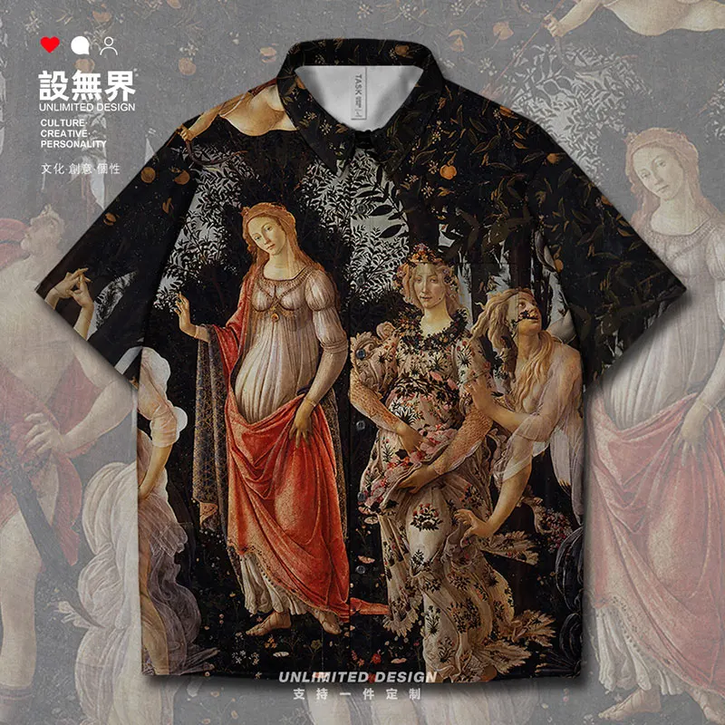 World famous Painting Series Primavera The birth of Venus Short-Sleeved shirt Beach Hawaiian Shirt Oversized Summer Clothes
World famous Painting Series Primavera The birth of Venus Short-Sleeved shirt Beach Hawaiian Shirt Oversized Summer Clothes
