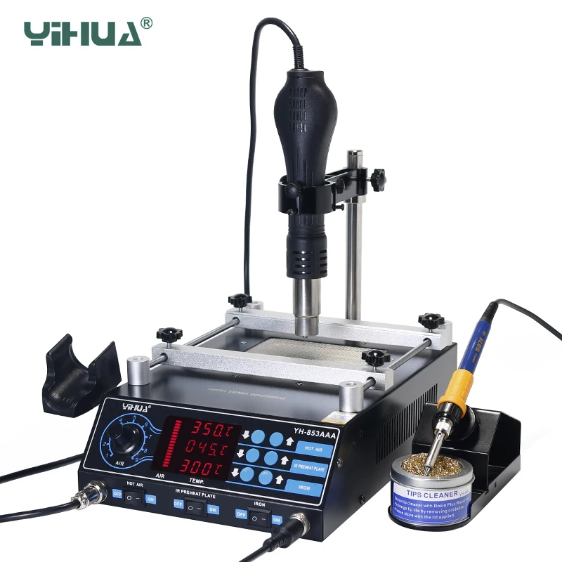 Паяльная станция YIHUA853AAA 110/220 В 3 в 1 | Инструменты