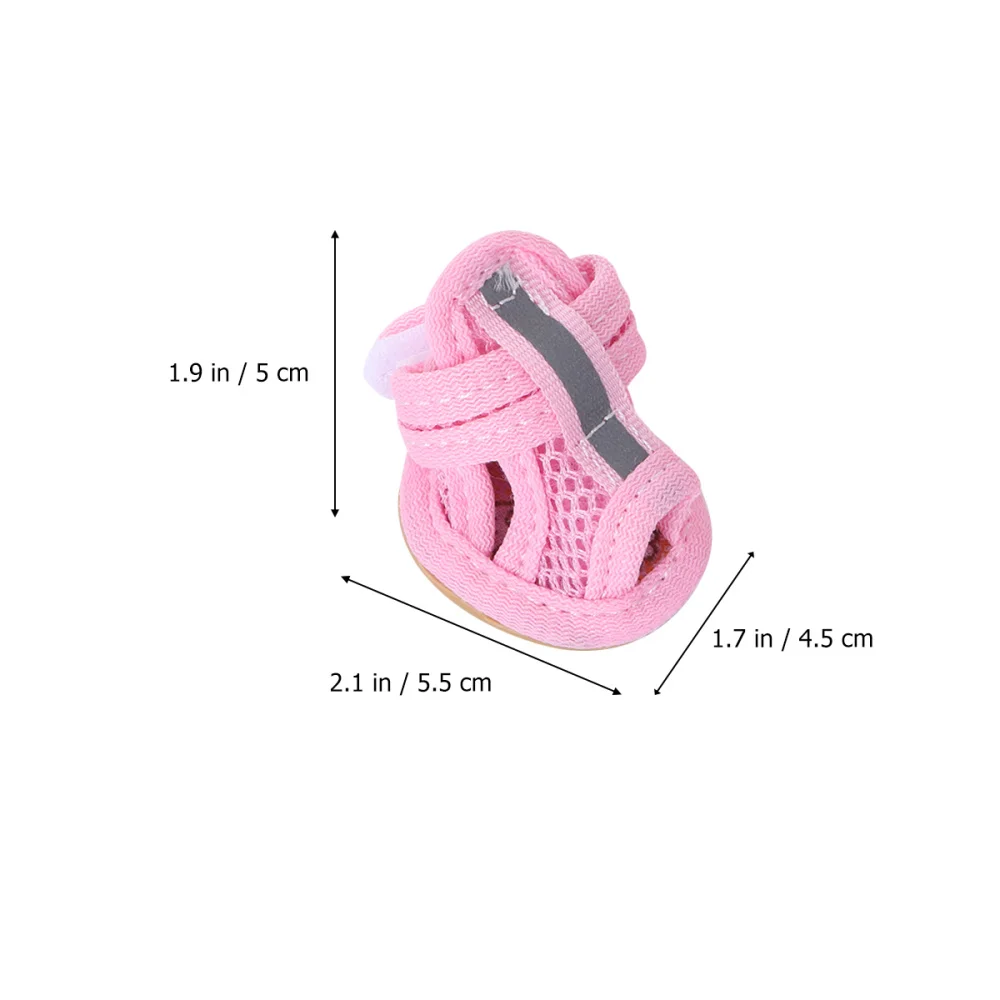 4pcs Summer Breathable Pets Dog Boots Mesh Sandals Dog Shoes Anti-slip Sneakers Pet Supplies (Blue) - Size 1
4pcs Summer Breathable Pets Dog Boots Mesh Sandals Dog Shoes Anti-slip Sneakers Pet Supplies (Blue) - Size 1