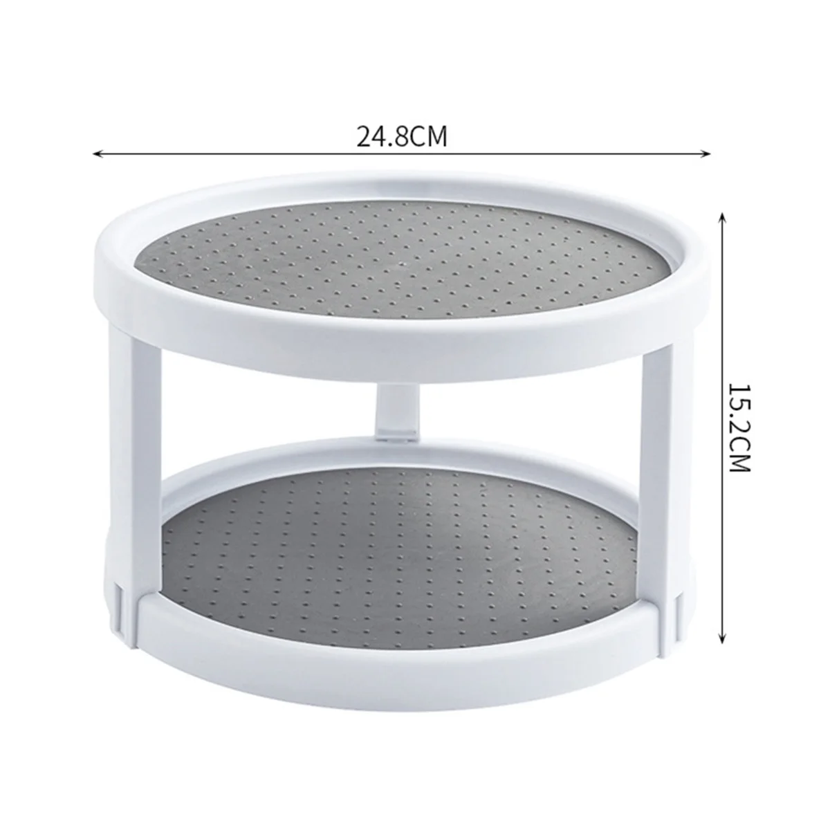 AA Rotatable Spice Box Rack Kitchenware Double-layer Corner Storage Box for Seasoning Bottles 
AA Rotatable Spice Box Rack Kitchenware Double-layer Corner Storage Box for Seasoning Bottles