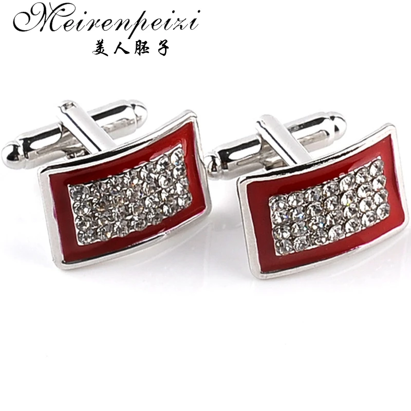 Black Red Silver French Cufflinks Fashion Enamel Cuff Links Fashion Enamel Rhinestone Crystal Men Shirt Cufflinks Wedding Gift
Black Red Silver French Cufflinks Fashion Enamel Cuff Links Fashion Enamel Rhinestone Crystal Men Shirt Cufflinks Wedding Gift