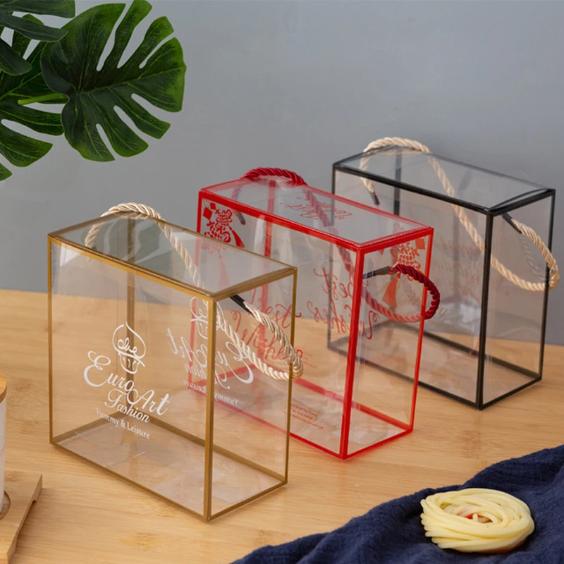 Transparent Clear Plastic Candy Boxes Gift Wrap with Handle Wedding Party Favor Package Bags
Transparent Clear Plastic Candy Boxes Gift Wrap with Handle Wedding Party Favor Package Bags