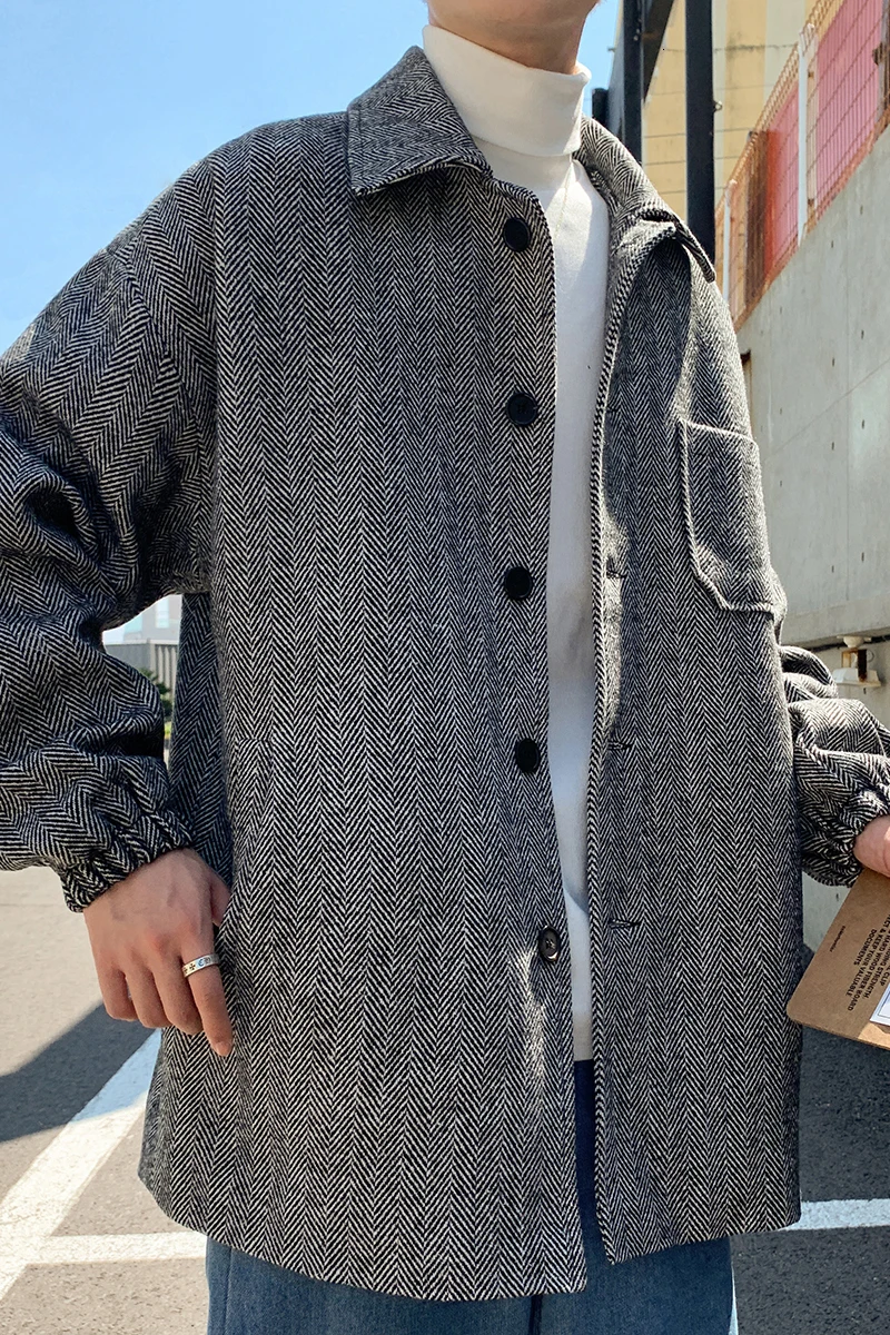 2019 Winter New Product Long Section Material Plus Cotton Windbreaker Men's Fashion Casual Loose Coat Jacket Black / Khaki
2019 Winter New Product Long Section Material Plus Cotton Windbreaker Men's Fashion Casual Loose Coat Jacket Black / Khaki