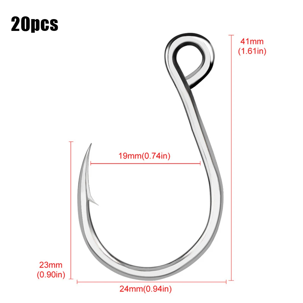 PRO BEROS 20pcs Fishing Hook High Carbon Steel High Strength Matte Tin Single Hooks for Saltwater Fishing
PRO BEROS 20pcs Fishing Hook High Carbon Steel High Strength Matte Tin Single Hooks for Saltwater Fishing