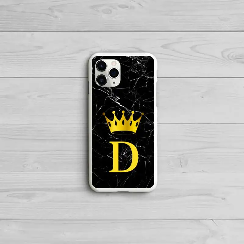 Letter Monogram Gold Marble Phone Case Candy Color White for iPhone 11 pro XS MAX 8 7 6 6S Plus X 5S SE 2020 XR
Letter Monogram Gold Marble Phone Case Candy Color White for iPhone 11 pro XS MAX 8 7 6 6S Plus X 5S SE 2020 XR