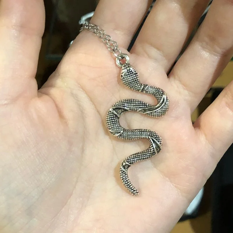2021 Punk Snake Pendant Necklace Gold Silver Color Unique Men Women Neck Jewelry Statement Popular Necklace Wholesale
2021 Punk Snake Pendant Necklace Gold Silver Color Unique Men Women Neck Jewelry Statement Popular Necklace Wholesale