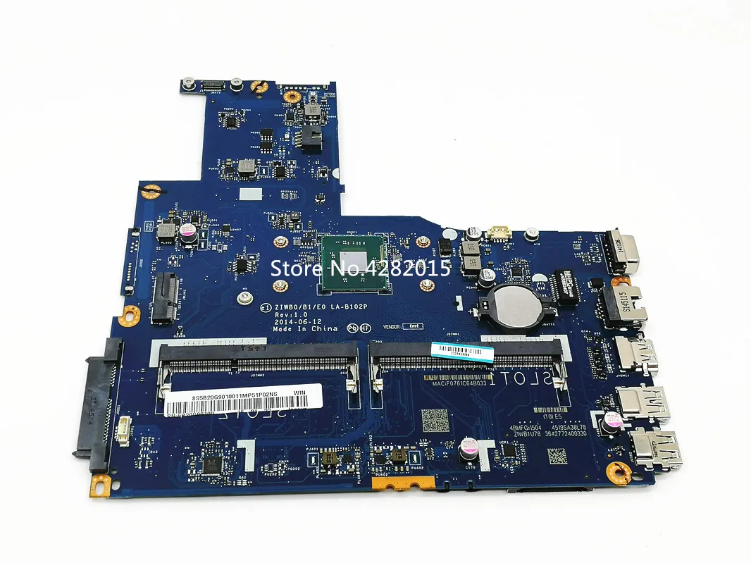 Бесплатная доставка ZIWB0/B1/E0 LA-B102P материнская плата для ноутбука lenovo B50-30 PC материнская плата 5B20G90100 с процессором Intel N2840 100% протестирована
Бесплатная доставка ZIWB0/B1/E0 LA-B102P материнская плата для ноутбука lenovo B50-30 PC материнская плата 5B20G90100 с процессором Intel N2840 100% протестирована