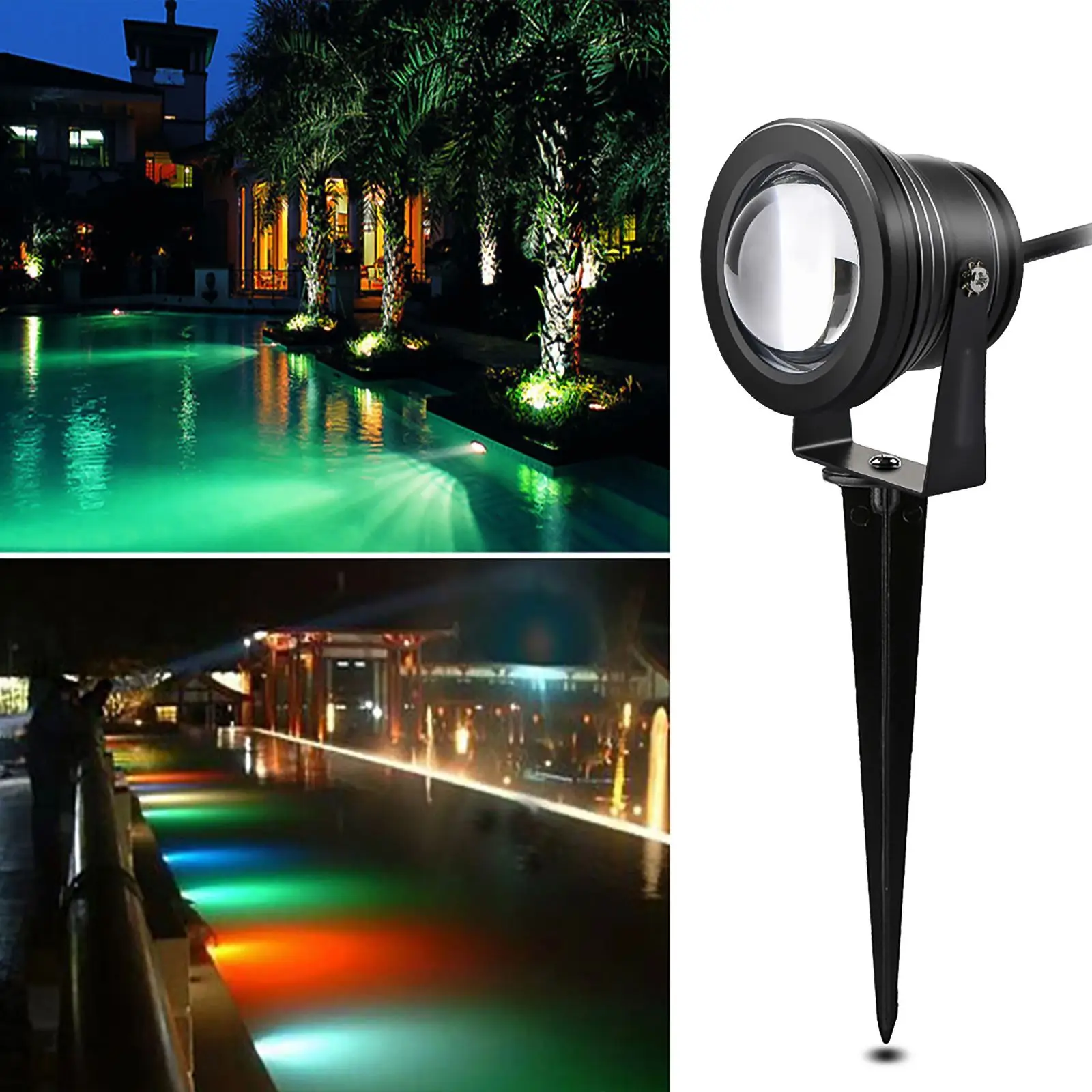 RGB Lawn Light Remote Control Garden Lawn Light 10W COB LED Outdoor Lawn Light Floodlight With Spike Yard Path Spotlight Lamp
RGB Lawn Light Remote Control Garden Lawn Light 10W COB LED Outdoor Lawn Light Floodlight With Spike Yard Path Spotlight Lamp