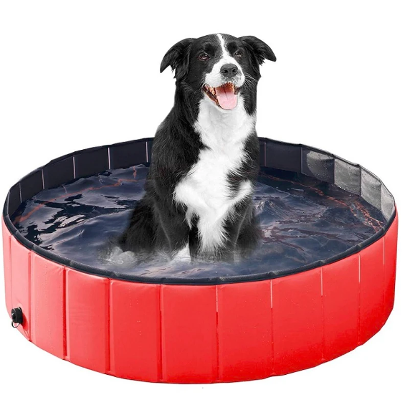 Надувной бассейн из ПВХ для аквапарка Складная Ванна собак уличная портативная