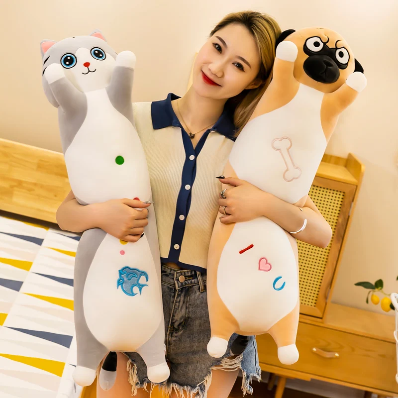 65-100Cm Drop Shipping Cat Pekingese Dog Long Pillow Peluches Grandes Kawaii Birthday Gifts For Friends Christmas Halloween Gift
65-100Cm Drop Shipping Cat Pekingese Dog Long Pillow Peluches Grandes Kawaii Birthday Gifts For Friends Christmas Halloween Gift