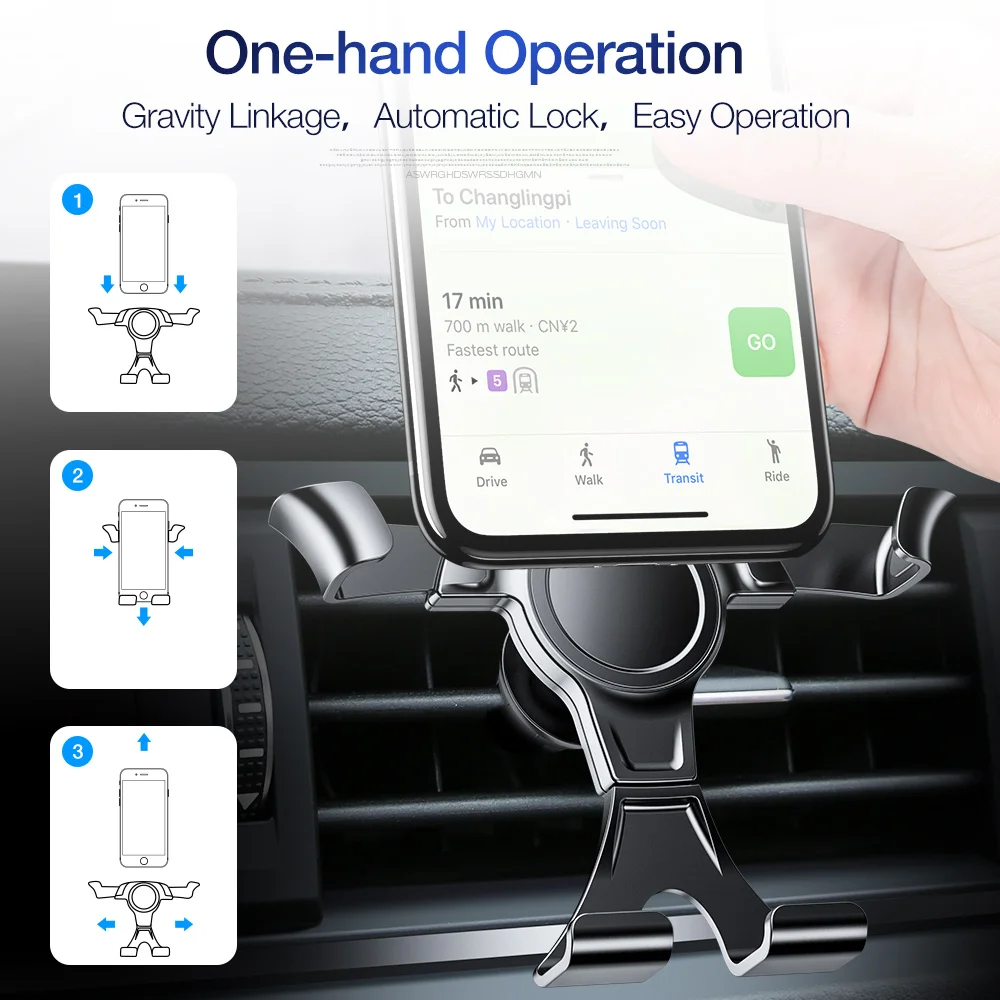 Universal Gravity Car Phone Holder For Mobile Phone In Car Air Vent Mount Stand For iPhone 7 Samsung Support Car Holder
Universal Gravity Car Phone Holder For Mobile Phone In Car Air Vent Mount Stand For iPhone 7 Samsung Support Car Holder