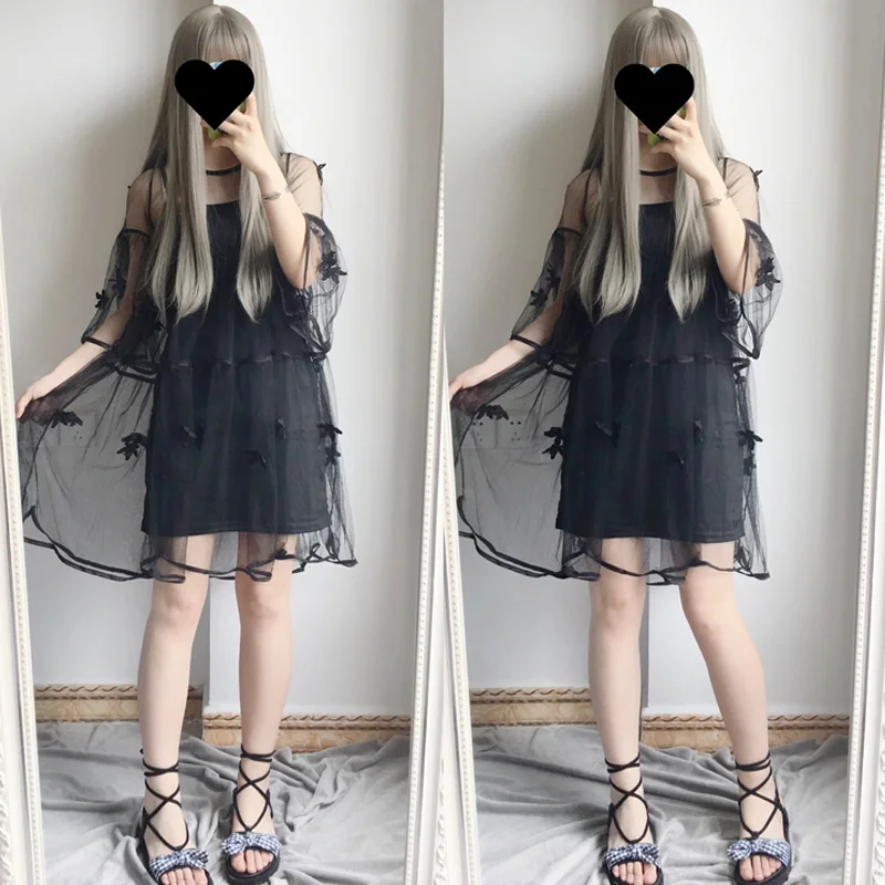 2021 Summer Sweet Girl Clothing Bow Short Sleeve Sexy Lace Fairy Dress Mesh Gauze Tulle Princess Dresses Mini Suspender Skirt
2021 Summer Sweet Girl Clothing Bow Short Sleeve Sexy Lace Fairy Dress Mesh Gauze Tulle Princess Dresses Mini Suspender Skirt
