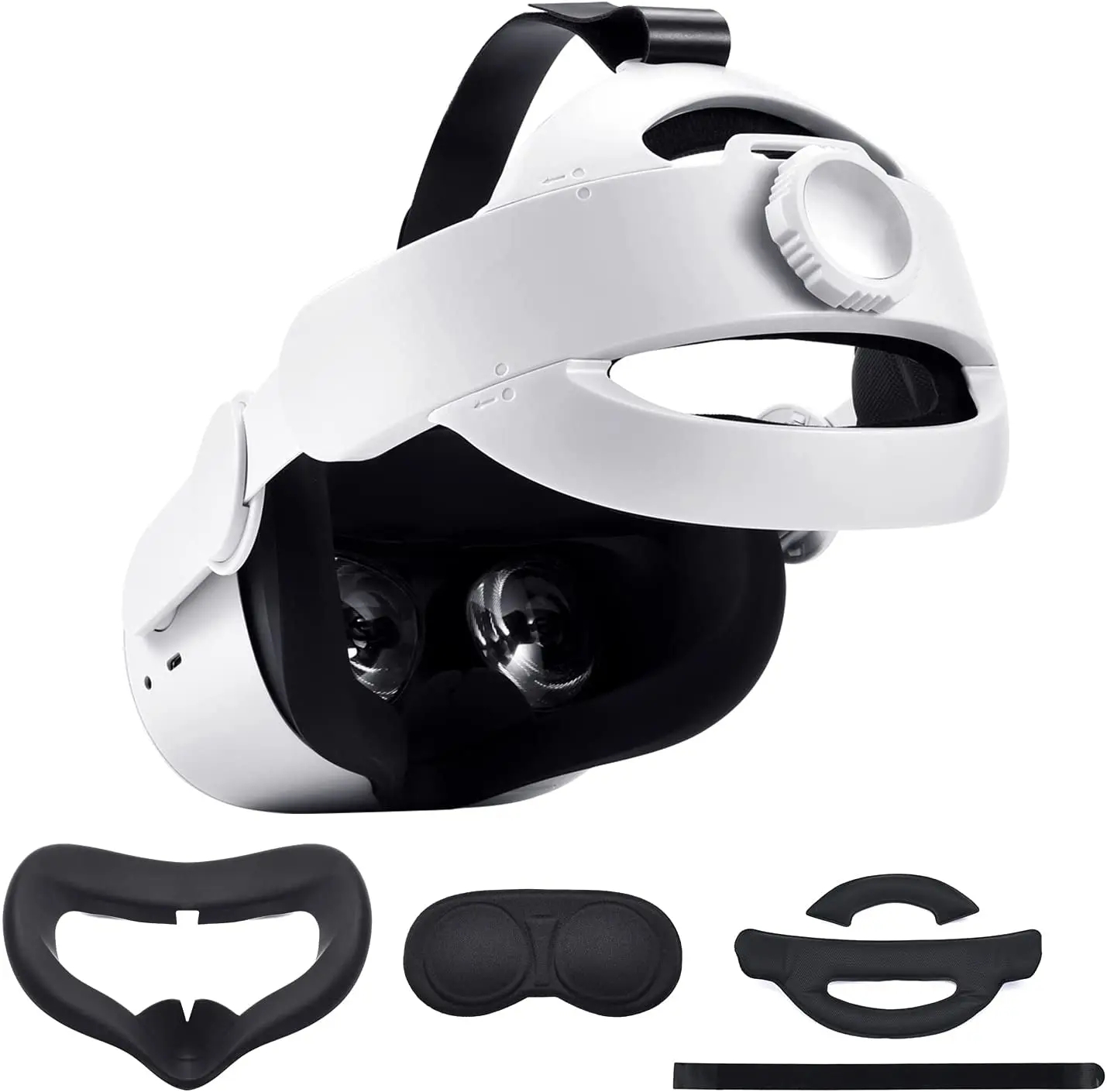 Oculus Quest 2 Head Strap Newest 3-in-1 Adjustable Headband Compatible with Head Cushion Enhanced Support and Comfort in VR
Oculus Quest 2 Head Strap Newest 3-in-1 Adjustable Headband Compatible with Head Cushion Enhanced Support and Comfort in VR