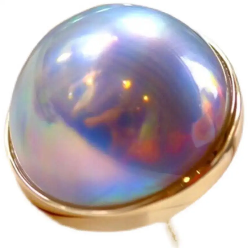 Japanese Finished Natural Sea Mabe Pearl Earrings 18K Gold Aurora Colorful Mabei Earrings Female K Gold Earrings
Japanese Finished Natural Sea Mabe Pearl Earrings 18K Gold Aurora Colorful Mabei Earrings Female K Gold Earrings