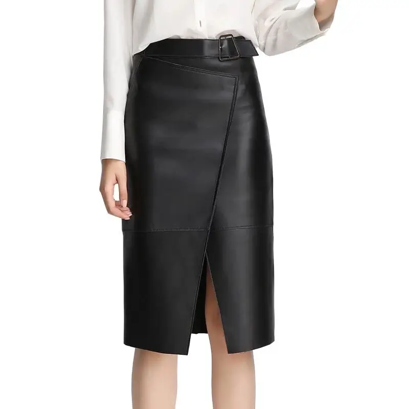 Skirts womens black leather skirt midi pencil high waist skirt Female korean 2021 fashion ladies plus size skirt streetwear
Skirts womens black leather skirt midi pencil high waist skirt Female korean 2021 fashion ladies plus size skirt streetwear