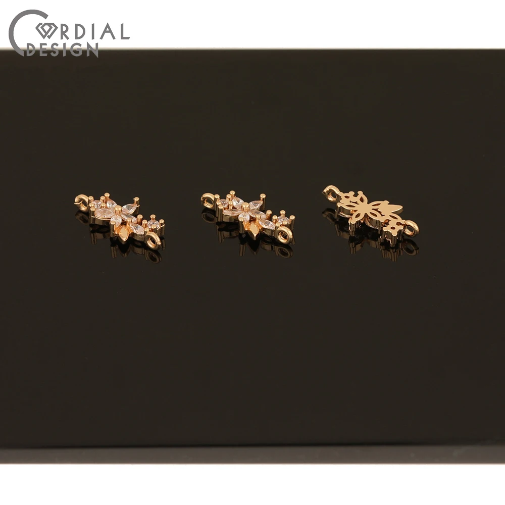 Cordial Design 50Pcs 7*15MM Jewelry Accessories/DIY Connectors/Hand Made/Jewelry Findings & Components/Earring Making/CZ Charms
Cordial Design 50Pcs 7*15MM Jewelry Accessories/DIY Connectors/Hand Made/Jewelry Findings & Components/Earring Making/CZ Charms