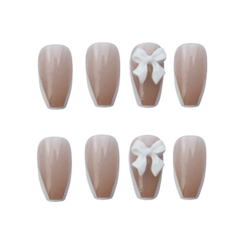 24pcs press on nails White Butterfly Wear Long Paragraph Fashion Manicure Patch False Nails Save Time Wearable Nail Patch TY
24pcs press on nails White Butterfly Wear Long Paragraph Fashion Manicure Patch False Nails Save Time Wearable Nail Patch TY