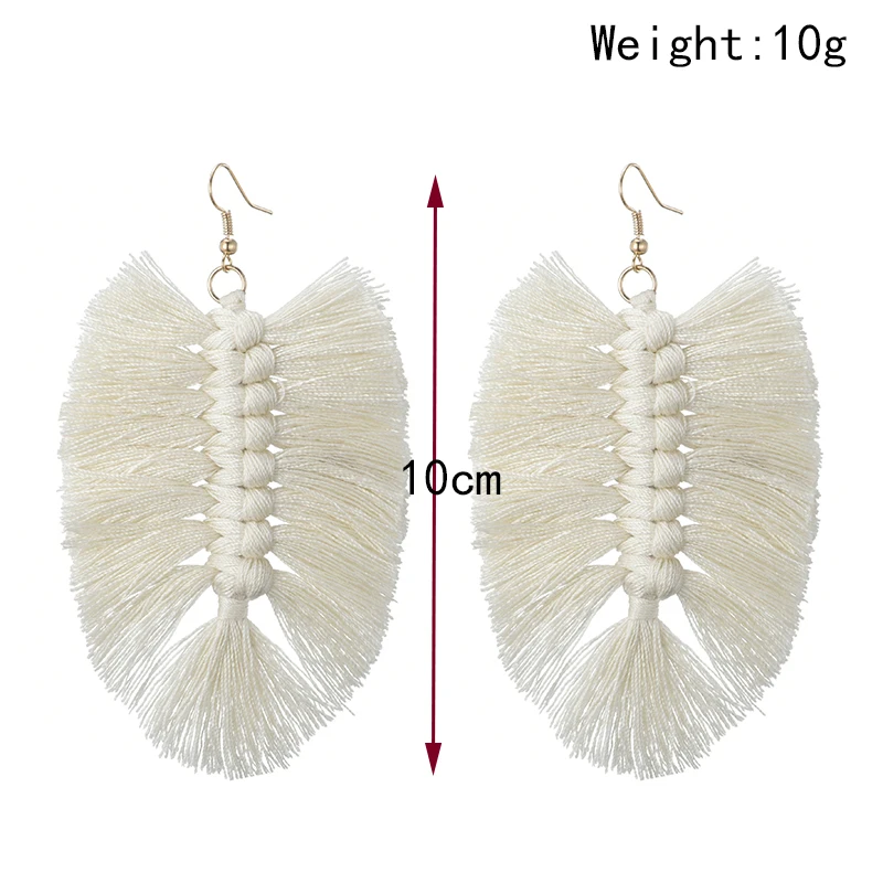 Boho Leaf Shaped Tassel Drop Earrings for Women Trendy Colorful Handmade Geometric Long Dangle Boucle Oreille Femme Jewelry 
Boho Leaf Shaped Tassel Drop Earrings for Women Trendy Colorful Handmade Geometric Long Dangle Boucle Oreille Femme Jewelry