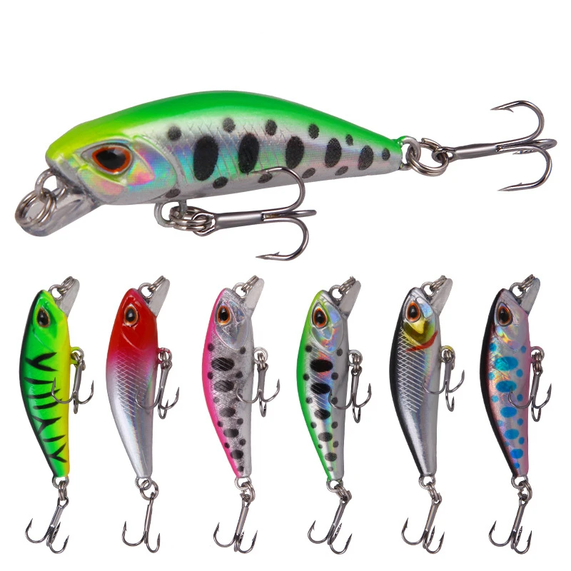 1PCS 4.5cm/3.5g Fishing Lure Quality Minnow Lure 3D Eyes Plastic Hard Bait Pesca Artificial Jig Wobblers Crankbait Fishing Bait
1PCS 4.5cm/3.5g Fishing Lure Quality Minnow Lure 3D Eyes Plastic Hard Bait Pesca Artificial Jig Wobblers Crankbait Fishing Bait