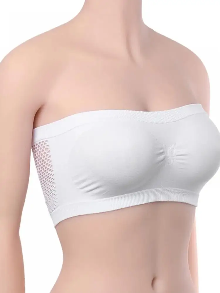 New Women'S Double-Layer Seamless Back Hollow Underwear Strapless Tube Top No Steel Ring Bra
New Women'S Double-Layer Seamless Back Hollow Underwear Strapless Tube Top No Steel Ring Bra