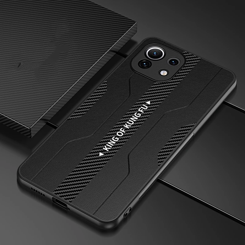 For XIaomi Mi 11 Lite 11 Ultra Case Carbon Fibre Leather Case For Xiaomi Mi 11 Pro 5G Soft TPU Back Cover Shockproof Fundas
For XIaomi Mi 11 Lite 11 Ultra Case Carbon Fibre Leather Case For Xiaomi Mi 11 Pro 5G Soft TPU Back Cover Shockproof Fundas