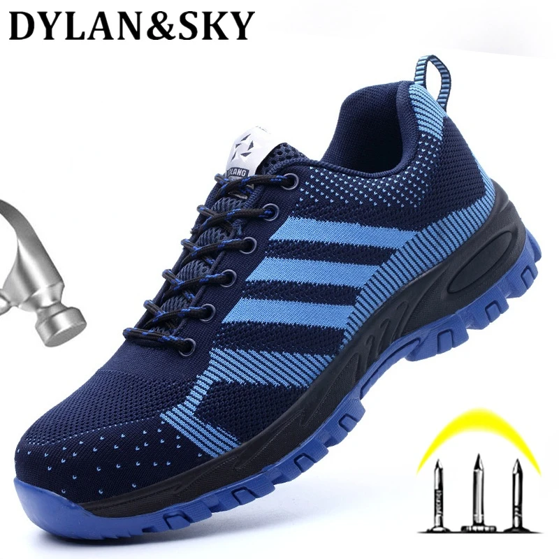 Breathable Work Shoes Men's Work Boots Anti-piercing Safety Shoes With Steel Toe Cap Protective Safety Boots Men's Work Sneakers
Breathable Work Shoes Men's Work Boots Anti-piercing Safety Shoes With Steel Toe Cap Protective Safety Boots Men's Work Sneakers