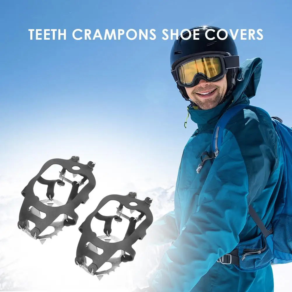 18 Tooth Crampons Shoe Cover Wear-Resistant Snow Shoe Spike Winter Rock Climbing Camp Non-Slip Shoe Cover Splint
18 Tooth Crampons Shoe Cover Wear-Resistant Snow Shoe Spike Winter Rock Climbing Camp Non-Slip Shoe Cover Splint