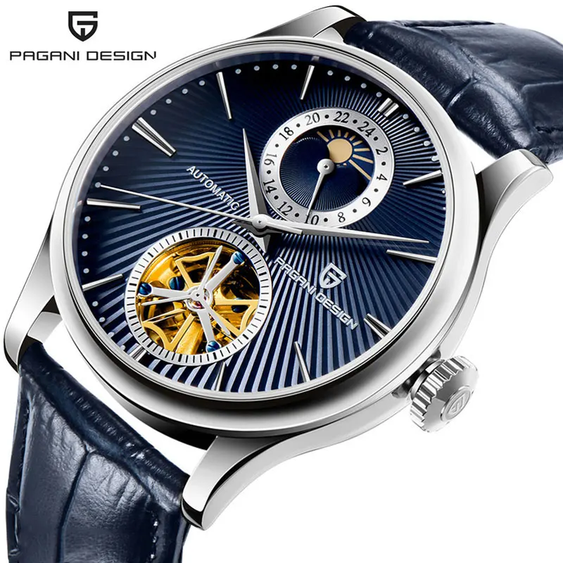 2021 New Men's Watch Automatic Mechanical Movement Sun Watches Stainless Steel Wristwatch casual fashion waterproof Top Brand
2021 New Men's Watch Automatic Mechanical Movement Sun Watches Stainless Steel Wristwatch casual fashion waterproof Top Brand