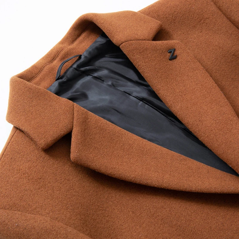 Men Wool New Blends Coats Winter High Quality Men's Wool Coats Luxurious Long Trench Coat Men Woolen Overcoat
Men Wool New Blends Coats Winter High Quality Men's Wool Coats Luxurious Long Trench Coat Men Woolen Overcoat