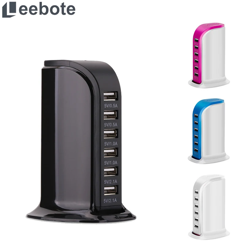 30W Multi Port Phone Charger 5V 6A Universal Charging Station Desktop Power Adapter USB Charger for iPhone Samsung Xiaomi Huawei
30W Multi Port Phone Charger 5V 6A Universal Charging Station Desktop Power Adapter USB Charger for iPhone Samsung Xiaomi Huawei
