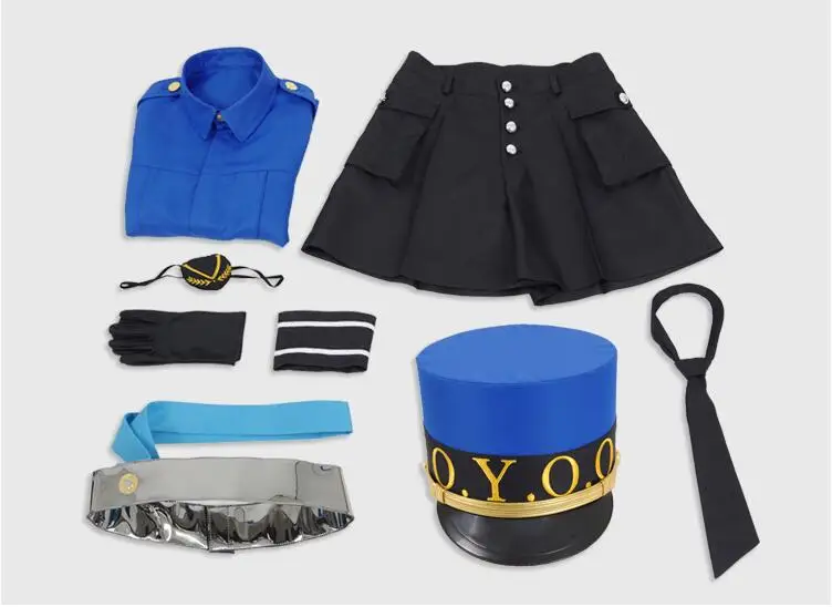 Game Persona 5 Justine Cosplay Costumes Blue Gemini Guard Uniform Suit Halloween/Party Role Play Clothing Custom-Make Any Size
Game Persona 5 Justine Cosplay Costumes Blue Gemini Guard Uniform Suit Halloween/Party Role Play Clothing Custom-Make Any Size
