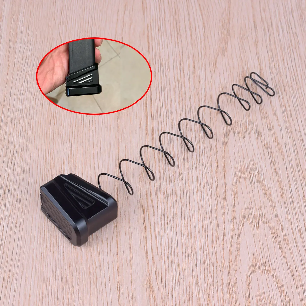 CNC Aluminum Tactical Glock Magazine Base Pad Mag Extension Kit For Glock 17 17C 17L 22 22C 24 24C 31 31C 34 35 +Spring
CNC Aluminum Tactical Glock Magazine Base Pad Mag Extension Kit For Glock 17 17C 17L 22 22C 24 24C 31 31C 34 35 +Spring