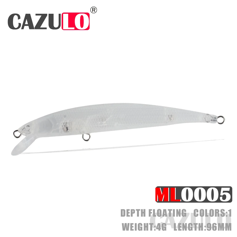 Floating Blank Unpainted Fishing Accessories Lure Minnow Isca Artificial 4g 96mm Peche En Mer Wobblers Trolling Blackfish Leurre
Floating Blank Unpainted Fishing Accessories Lure Minnow Isca Artificial 4g 96mm Peche En Mer Wobblers Trolling Blackfish Leurre