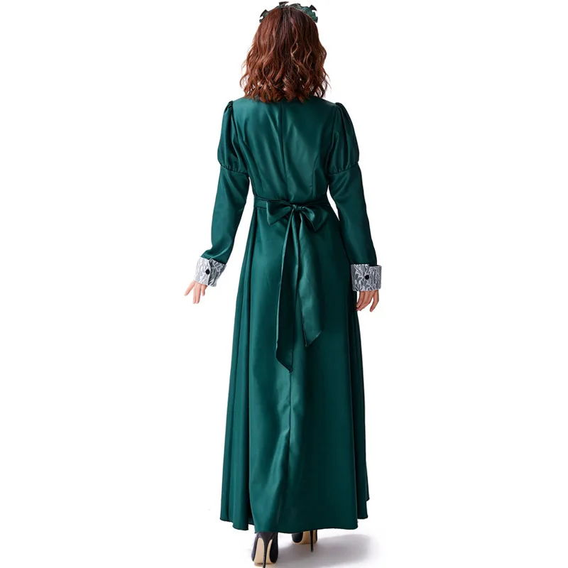 Umorden Fantasia Purim Halloween Costumes for Women Adult Bat Vampire Maid Costume Housekeeper Cosplay Dark Green Dress
Umorden Fantasia Purim Halloween Costumes for Women Adult Bat Vampire Maid Costume Housekeeper Cosplay Dark Green Dress