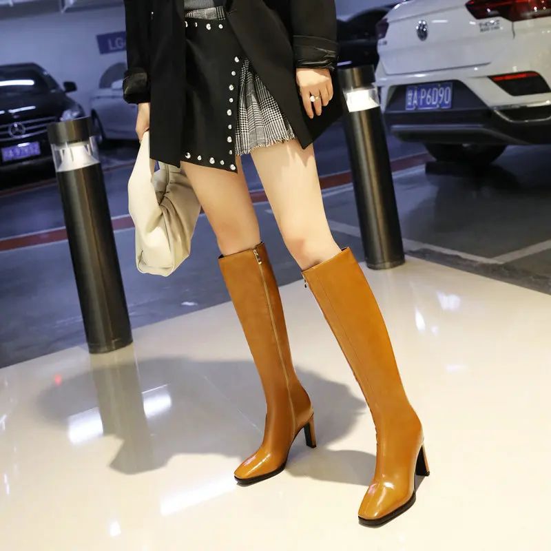 Winter Knee High Boots Women High Heel Long Knight Boots Shoes Square Toe Fashion Sexy Chelsea Boots for Women Large Size 48
Winter Knee High Boots Women High Heel Long Knight Boots Shoes Square Toe Fashion Sexy Chelsea Boots for Women Large Size 48