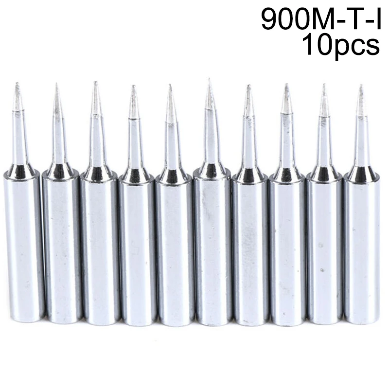 10pcs Soldering Iron Tips Solder Tips Welding Head Tool 900M-T-I For Replacing Soldering Station Accessories
10pcs Soldering Iron Tips Solder Tips Welding Head Tool 900M-T-I For Replacing Soldering Station Accessories