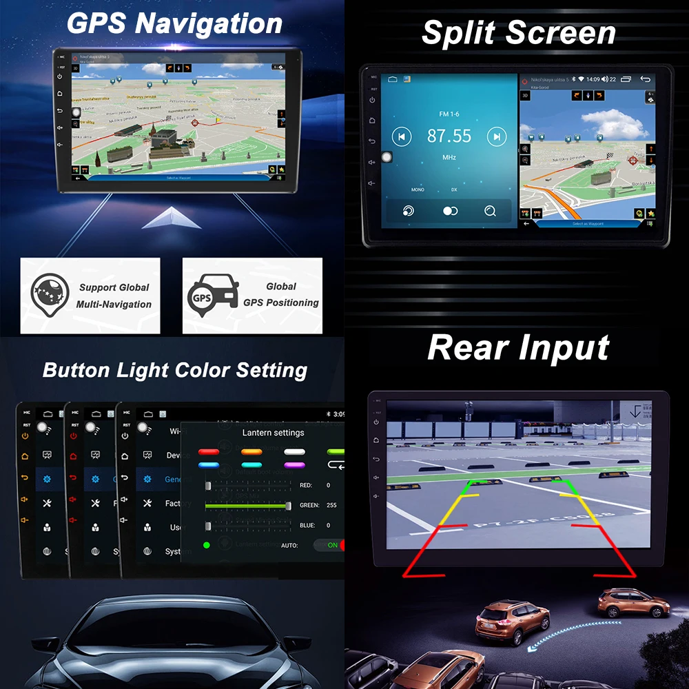 9 дюймов Android 11 для Ford Ecosport 2013-2017 DSP Автомагнитола мультимедийный плеер навигация
