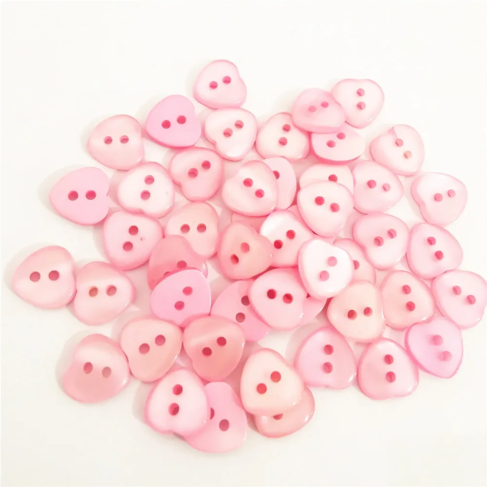100pcs 10x11mm Pink Resin 2 Holes Heart Buttons Sewing Accessories Baby Fancy Button For Scrapbooking
100pcs 10x11mm Pink Resin 2 Holes Heart Buttons Sewing Accessories Baby Fancy Button For Scrapbooking
