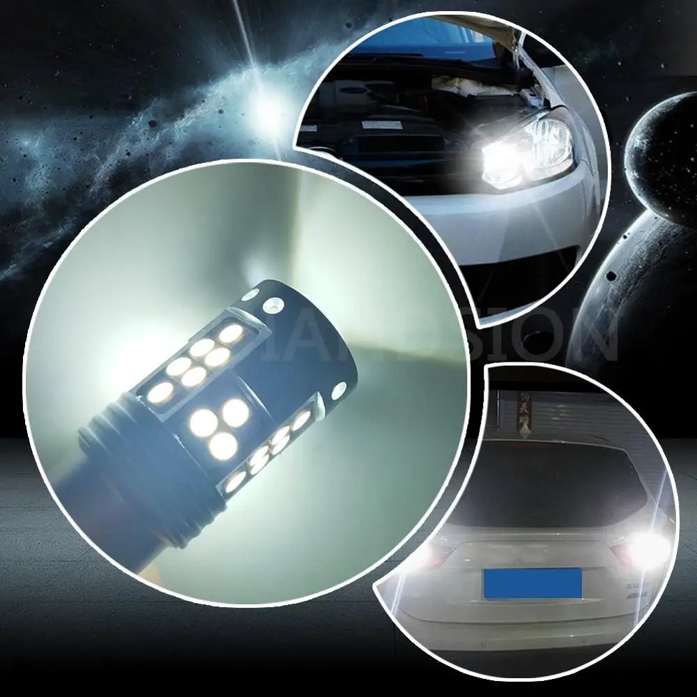 2 Pcs Car Turn Signal Light Rear Indicator Lamps 3030 SMD S25 BA15S P21W 1156 Car Led Bulb 900lm 10V-30V 12V 24V White 6000K
2 Pcs Car Turn Signal Light Rear Indicator Lamps 3030 SMD S25 BA15S P21W 1156 Car Led Bulb 900lm 10V-30V 12V 24V White 6000K