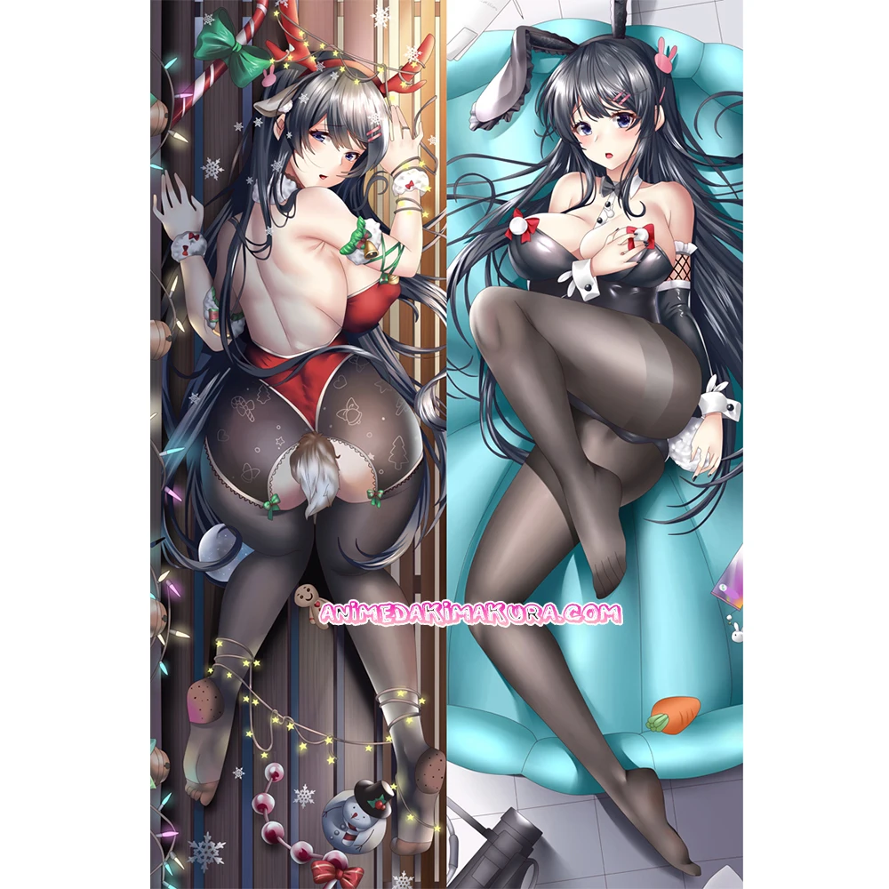 Seishun Buta Yarou wa Bunny Girl Senpai no Yume wo Minai Mai Sakurajima Anime Girl Dakimakura Hugging Body Pillow Case Cover 
Seishun Buta Yarou wa Bunny Girl Senpai no Yume wo Minai Mai Sakurajima Anime Girl Dakimakura Hugging Body Pillow Case Cover
