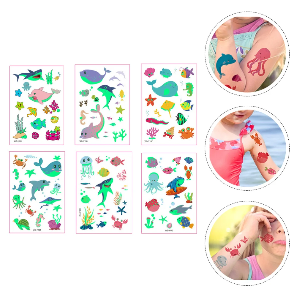 Tattoosstickers Kids Body Temporary Kid Party Oceangift Cartoon Luminous Favors Theme Decal Favor Birthday Face Adhesive Fish
Tattoosstickers Kids Body Temporary Kid Party Oceangift Cartoon Luminous Favors Theme Decal Favor Birthday Face Adhesive Fish