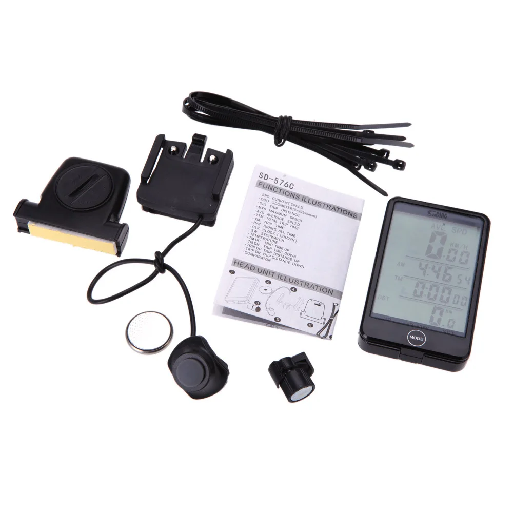 Wireless Touch Large Screen Backlight Bicycle Computer With Luminous Glow Waterproof English Cycling Speedometer
Wireless Touch Large Screen Backlight Bicycle Computer With Luminous Glow Waterproof English Cycling Speedometer