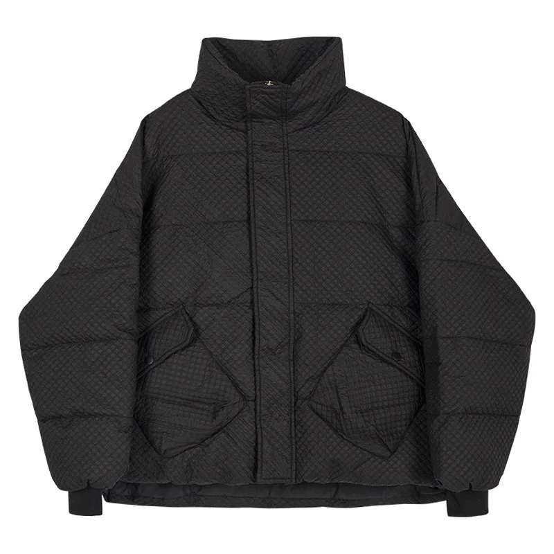 2021new style stand-up collar western style small fragrant down jacket women short embossed plaid loose bat sleeve winter jacket
2021new style stand-up collar western style small fragrant down jacket women short embossed plaid loose bat sleeve winter jacket