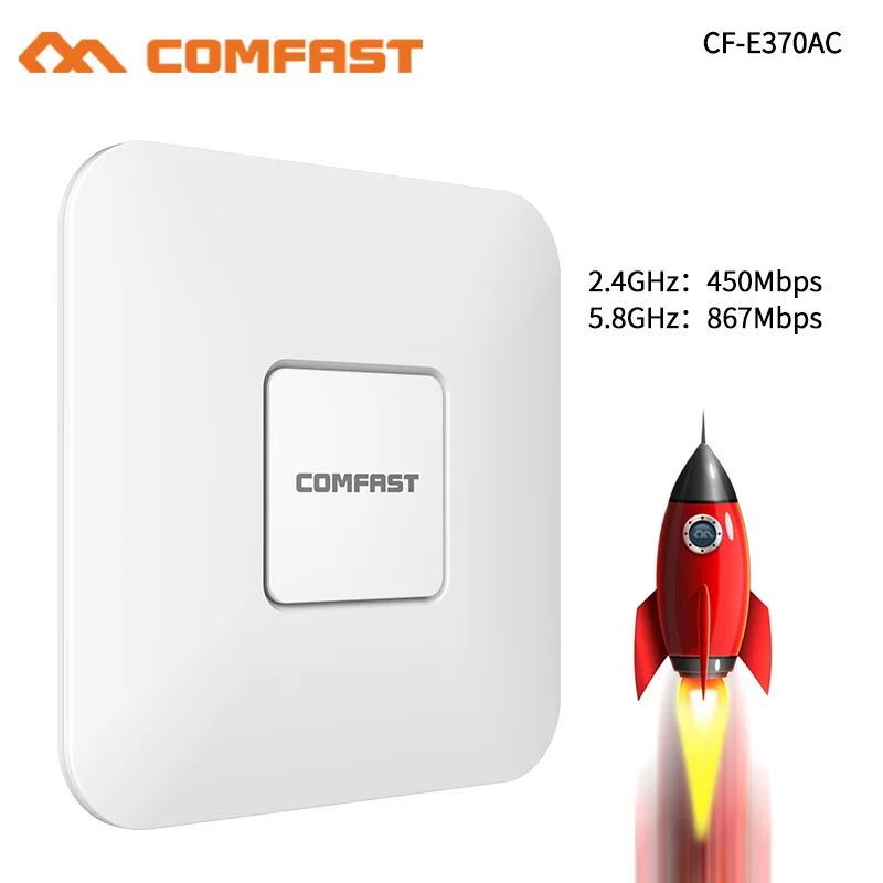 Home/Hotel 802.11AC 2.4+5.8G Dual Band 1200Mbps Indoor Ceiling Mount WiFi AP Router Wireless Access Point 48V PoE Adapter Extend
Home/Hotel 802.11AC 2.4+5.8G Dual Band 1200Mbps Indoor Ceiling Mount WiFi AP Router Wireless Access Point 48V PoE Adapter Extend