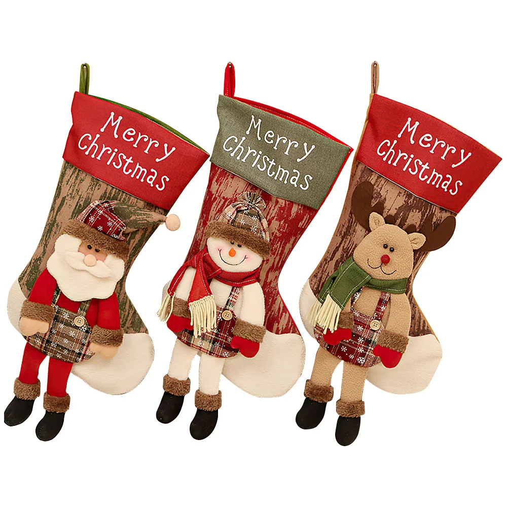 New Year 2022 Christmas Stockings Gift Bags Candy Bag Christmas Decorations Home Natal Navidad Sock Fireplace Xmas Tree Decor
New Year 2022 Christmas Stockings Gift Bags Candy Bag Christmas Decorations Home Natal Navidad Sock Fireplace Xmas Tree Decor