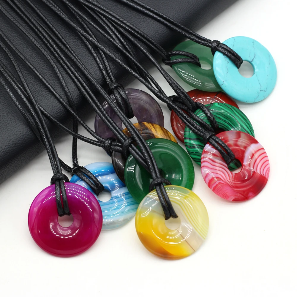 Big Hole Beads Necklace Natural Stripe Agates Stone Malaysian Jades Beads Necklace for Women Making DIY Party Exquisite Gift
Big Hole Beads Necklace Natural Stripe Agates Stone Malaysian Jades Beads Necklace for Women Making DIY Party Exquisite Gift