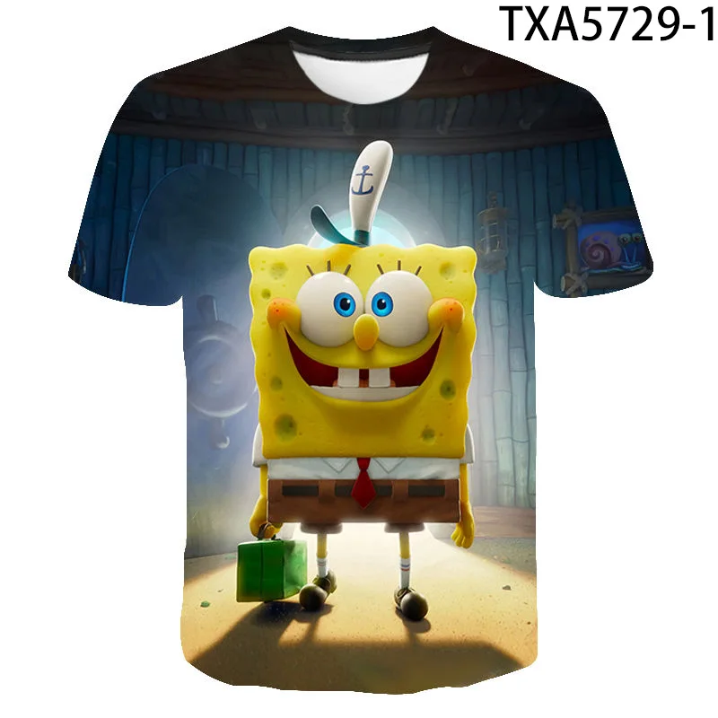 The Spongebob Movie Its a Wonderful Sponge Boy Girl Kids Fashion Men Women Children 3D Printed T Shirt Short Sleeve Casual Tops
The Spongebob Movie Its a Wonderful Sponge Boy Girl Kids Fashion Men Women Children 3D Printed T Shirt Short Sleeve Casual Tops