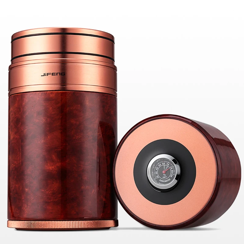 JIFENG алюминиевый сплав для сигар Humidor Jar Travel 7 Tubes чехол для сигар W/ Humidor увлажнитель гигрометр Humidors Tube Box Fit COHIBA
JIFENG алюминиевый сплав для сигар Humidor Jar Travel 7 Tubes чехол для сигар W/ Humidor увлажнитель гигрометр Humidors Tube Box Fit COHIBA