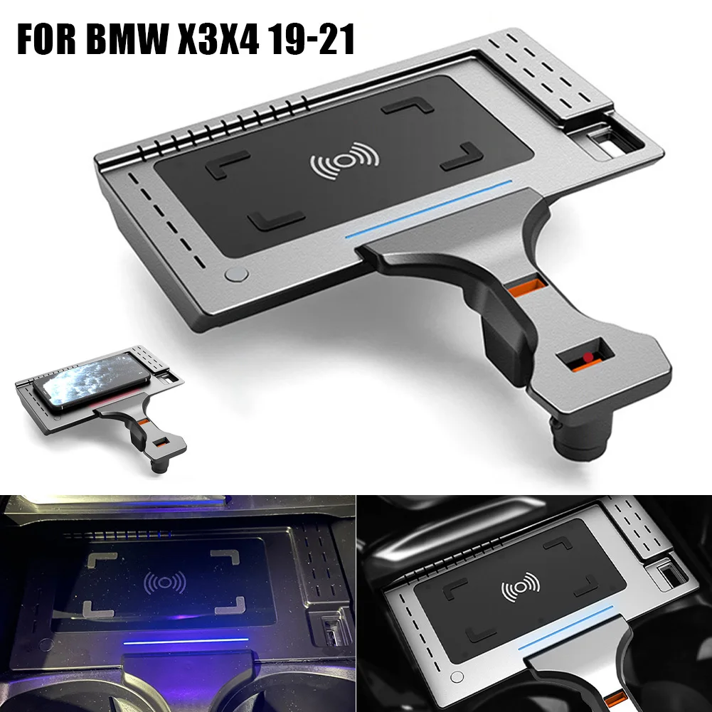 15 Вт QI Беспроводная зарядка для BMW X3 G01 X4 G02 аксессуары быстрое зарядное устройство держатель для телефона пластина модификация интерьера 2019 ...
15 Вт QI Беспроводная зарядка для BMW X3 G01 X4 G02 аксессуары быстрое зарядное устройство держатель для телефона пластина модификация интерьера 2019 ...